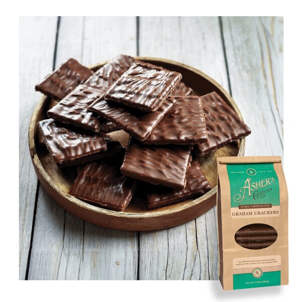 Asher's Dark Chocolate Graham Crackers - 897-359