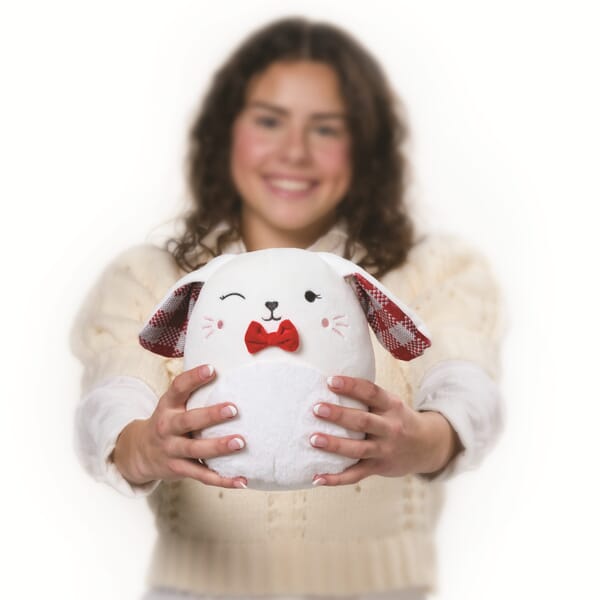 Plaid-Eared Smushy Bunny - 996-E164
