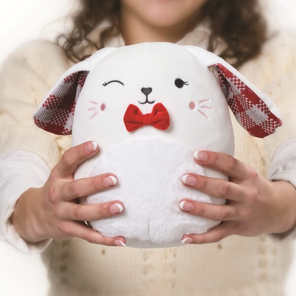 Plaid-Eared Smushy Bunny - 996-E164