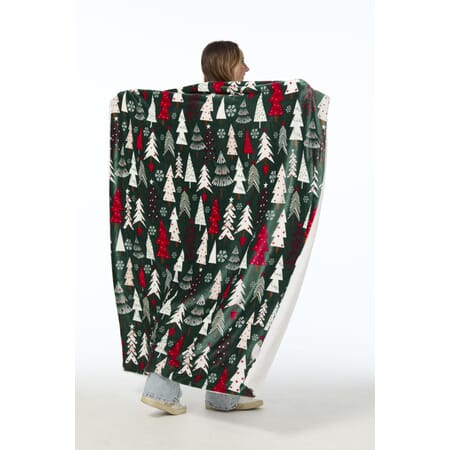 Christmas Tree Throw Blanket