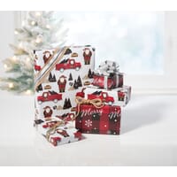 Lumberjack Reversible Jumbo Gift Wrap