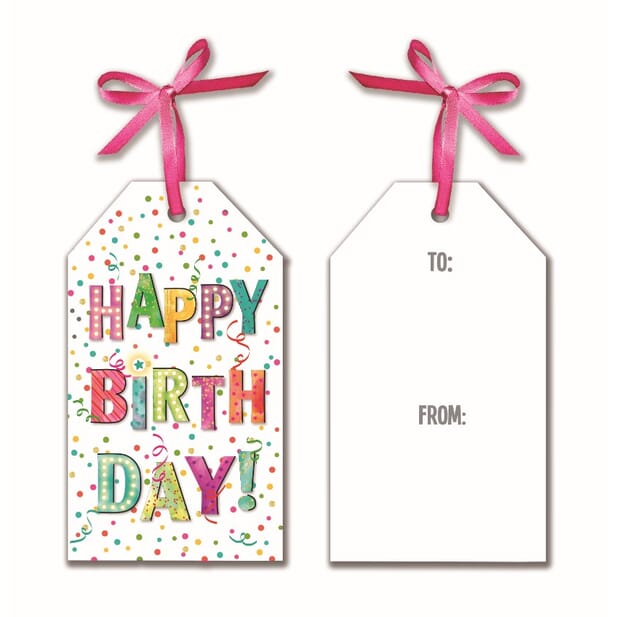 Happy Birthday Gift Tags - 897-393