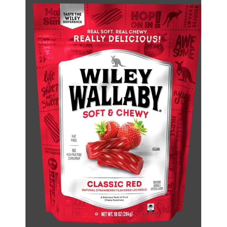 Wiley Wallaby Classic Red Licorice - 112-485