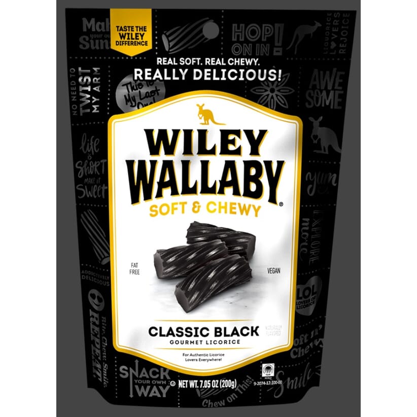 Wiley Wallaby Classic Black Licorice - 112-486