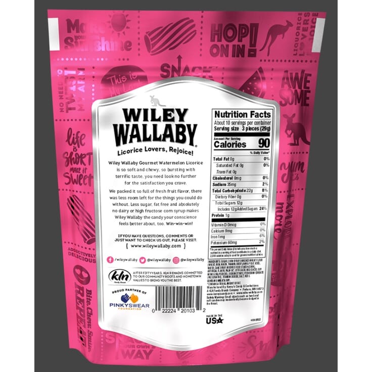 Wiley Wallaby Watermelon Licorice - 112-487