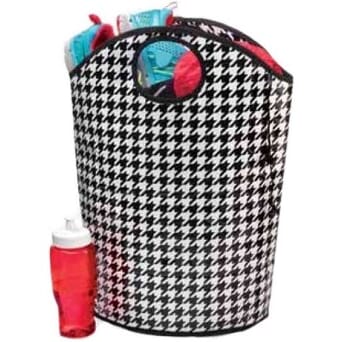 Houndstooth Traveling Tote Bag