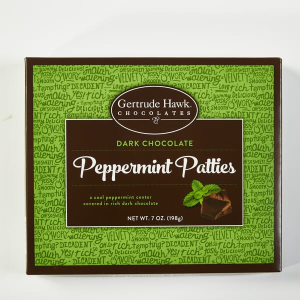 Gertrude Hawk Dark Chocolate Peppermint Patties - 112-825