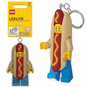 LEGO Hot Dog Man Keychain