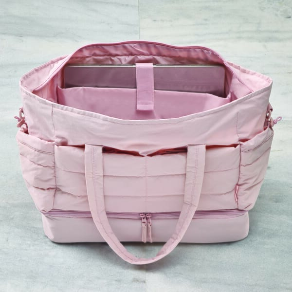 Pink Puffy Duffel - 206-396
