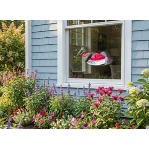 The Gem Hummingbird Window Feeder