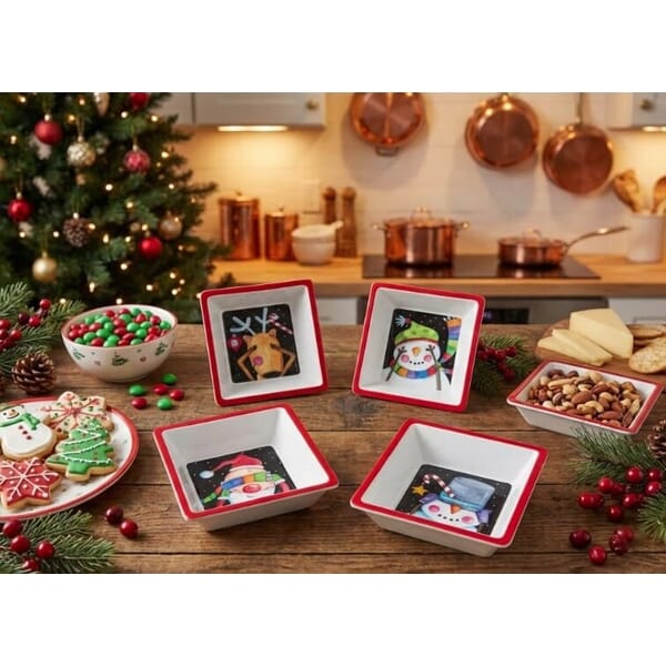 No Peeking Square Dishes - 996-E227