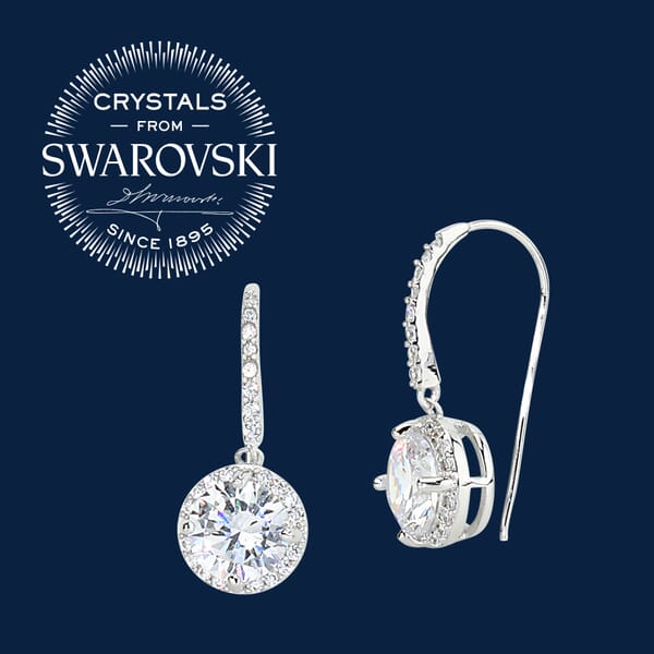 Swarovski® Crystal Drop Earrings - 996-E283